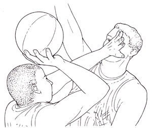 バスケットボールどきの眼の危険