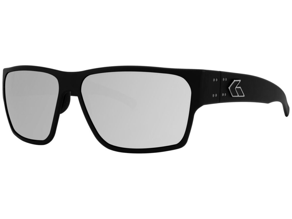 Matte Black Frame / Grey Smoked Polarized w/Chrome Mirror マットブラック/スモーク偏光×クロームミラー(GDELMTBLK01P-C)