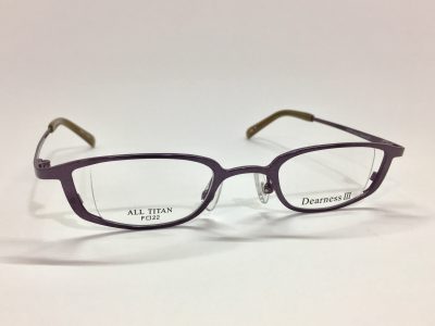 ご婦人向きの強度近視眼鏡枠DearnessⅢつやありディープワイン