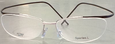 大きいメガネで、スポーツにも適するスポルテス・L