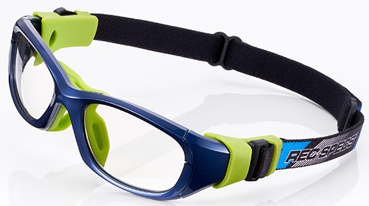 タッチフットボール 、タッチラグビーやフラッグフットボール時の保護眼鏡REC - RS51NVGR　