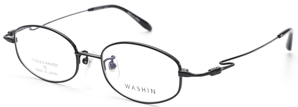 コンパクト老眼鏡WASHINS002ブラックマット