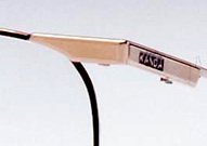 折り畳み眼鏡枠スリムフォールドSF007ゴールド／ブラウンデミ