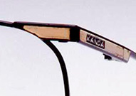 折り畳み眼鏡枠スリムフォールドSF017ゴールド／ブラック