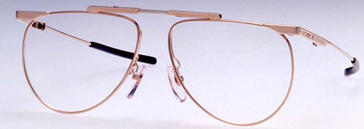 折り畳み眼鏡枠スリムフォールドSF013ゴールド