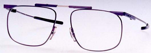 折り畳み眼鏡枠スリムフォールドSF015 ブラック