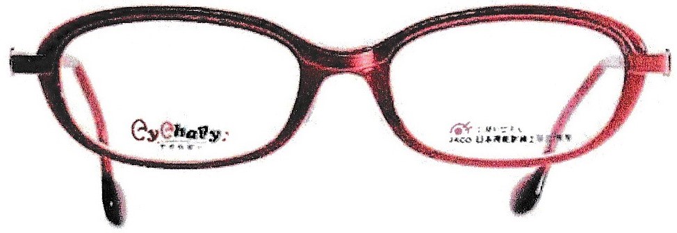 日本視能訓練士協会推薦　子ども用治療眼鏡フレームeyehapy００１レッド