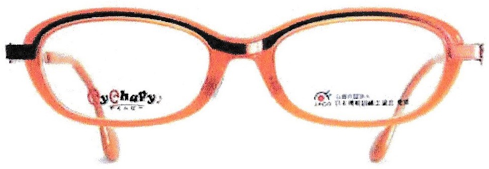 日本視能訓練士協会推薦　子ども用治療眼鏡フレームeyehapy００１ブラウン