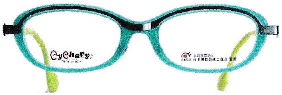 子供メガネ弱視眼鏡フレームeyehapy００１グリーン
