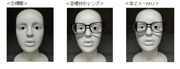 強度近視メガネレンズ