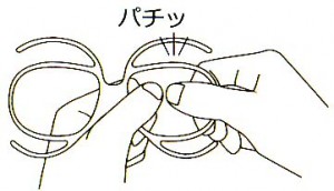 インナー挿入の手順1