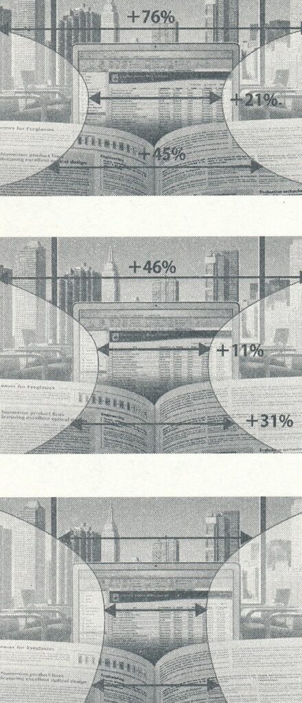 遠近両用メガネレンズの設計の違い