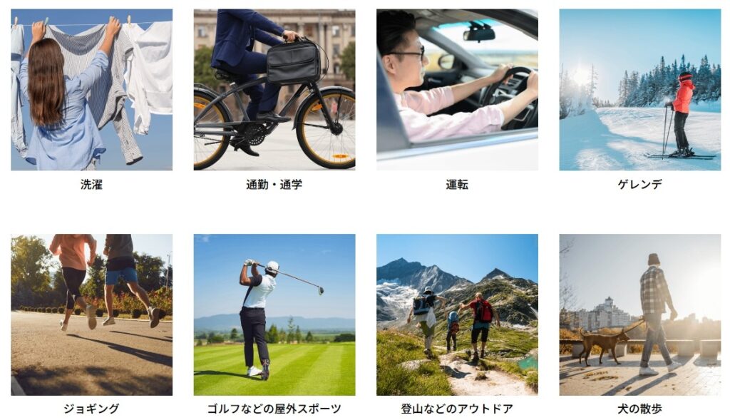 兆個レンズはさまざまなシーンで使用可能