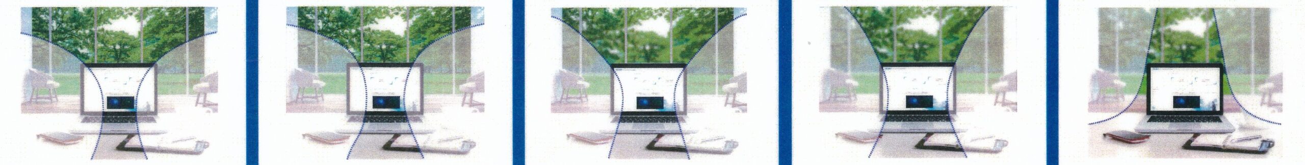 遠近両用レンズ見え方違い