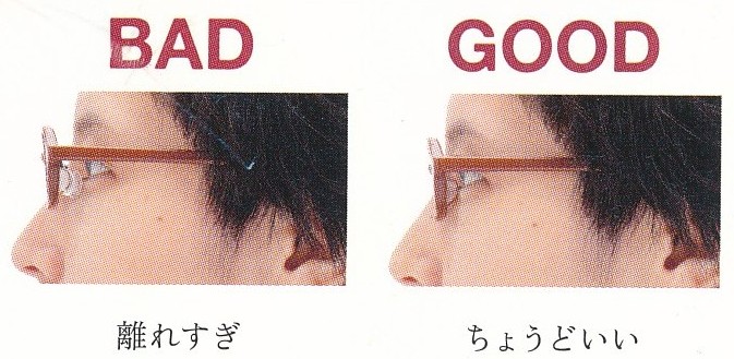 メガネ かかり具合