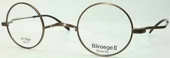 一山丸メガネBlireegeⅡダークグレーマット