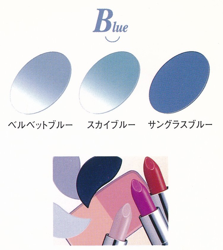 メガネレンズカラーBlue種類