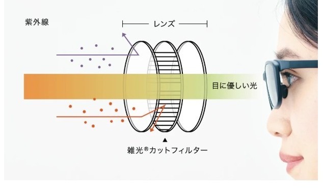 タレックスレンズの構造