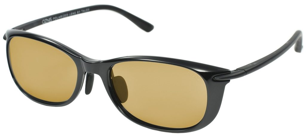 偏光 オズニス FUBO 03GLOSS BLACK × MAT BLACK LUSTER BROWN