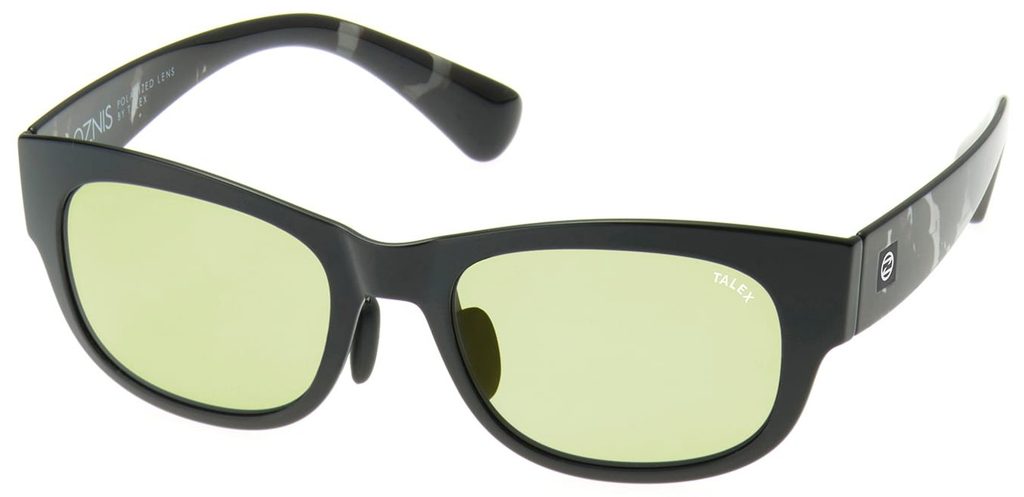 偏光 オズニス FLAT GLOSS BLACK × BLACK DEMI 05EASE GREEN